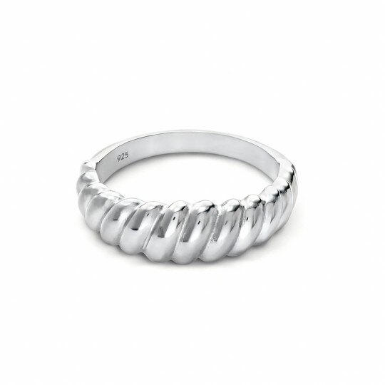10K White Gold Ring