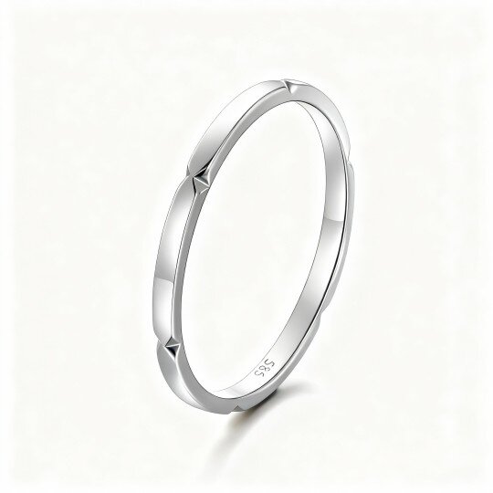 10K White Gold Ring