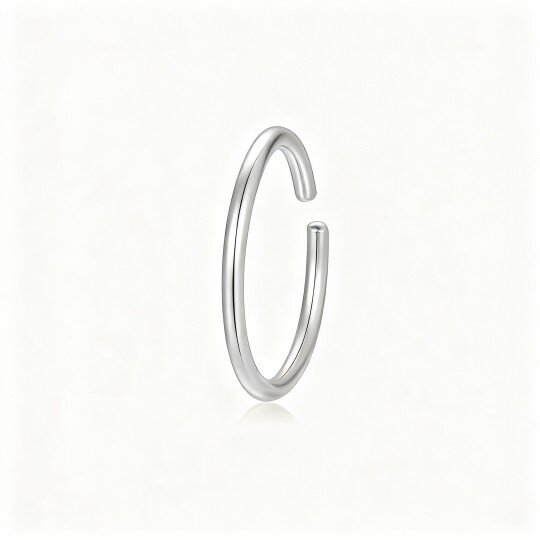 10K White Gold Sisters Nose Ring