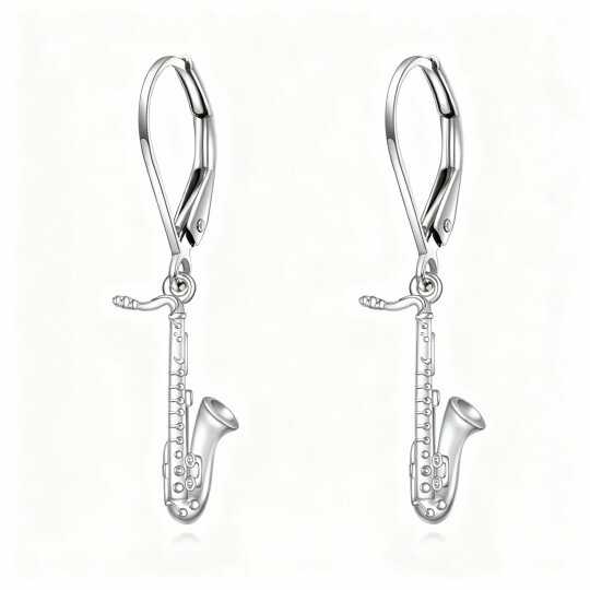 Brincos em ouro branco 9K com design de botas do Texas