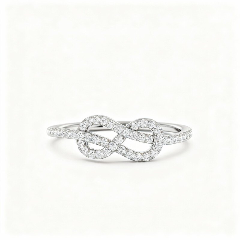 Obrączka ślubna z białego złota próby 9K-20