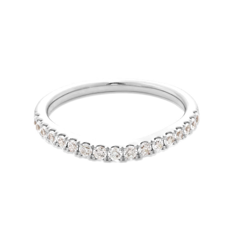 10K White Gold 0.3CT.T.W. Round Lab Created Diamond Custom Wedding Ring 3EX IGI Certified-19