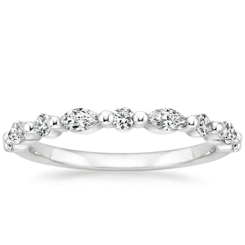 10K Gold Moissanite Engagement Ring-3