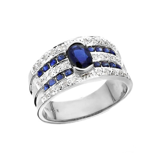 10K White Gold Round Cut Cubic Zirconia Personalized Engraving Ring for Men