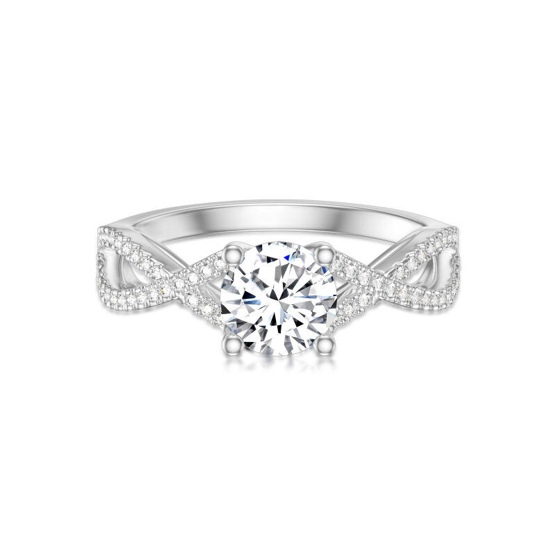 9K Rose Gold 0.8 Round Cut Laboratory Diamonds Custom Wedding Ring-3