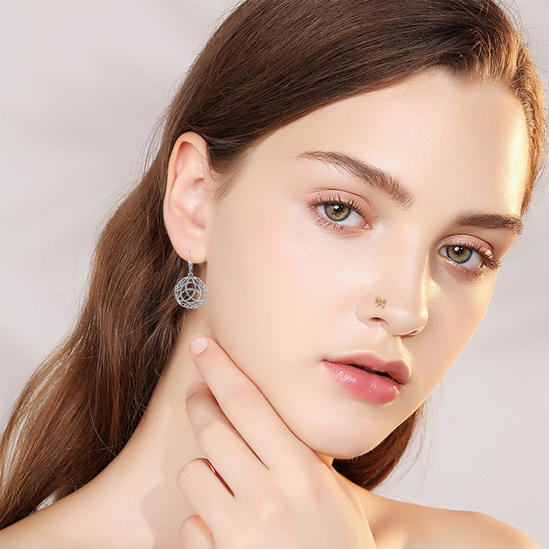 Platinum with White Gold Plated Butterfly Nose Ring-2