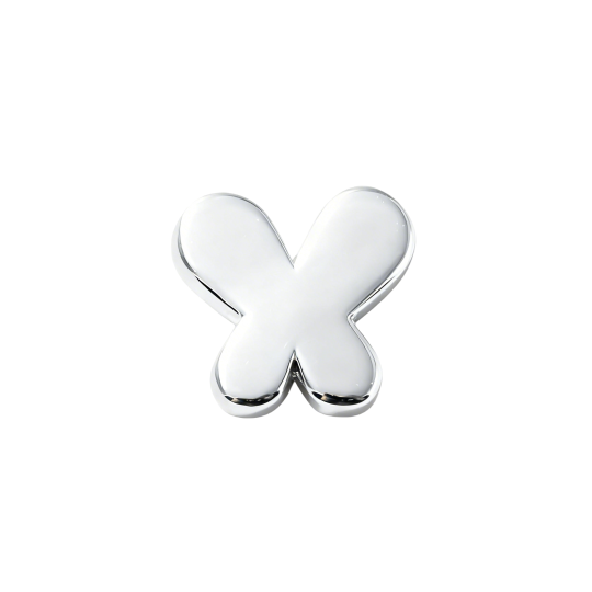 Brincos borboleta em ouro branco 10K
