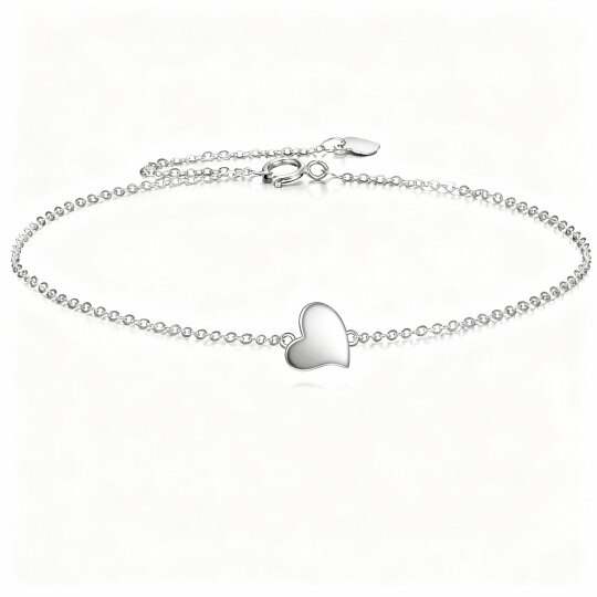 10K White Gold Charm Bracelet