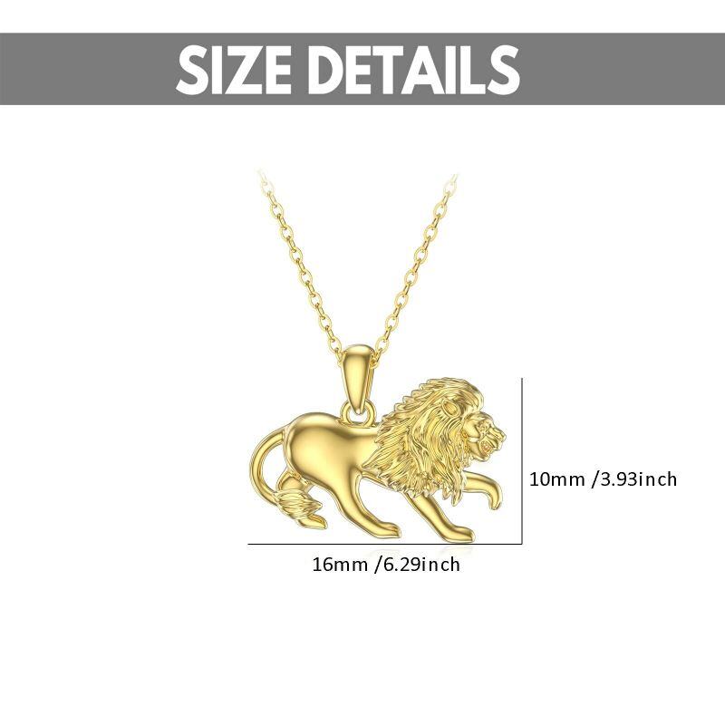 Collier pendentif couple en or 18 carats-5