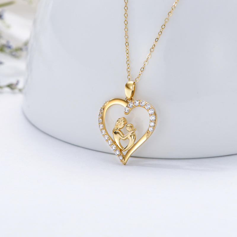 Collar con colgante de corazón 