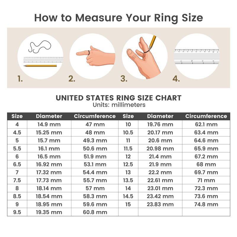 10K Gold Heart Cut Cubic Zirconia Personalized Birthstone & Personalized Engraving Birthstone Ring-5