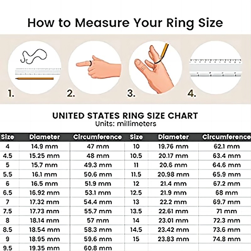 Bague de fiançailles pour couple en or 14 carats et moissanite-5