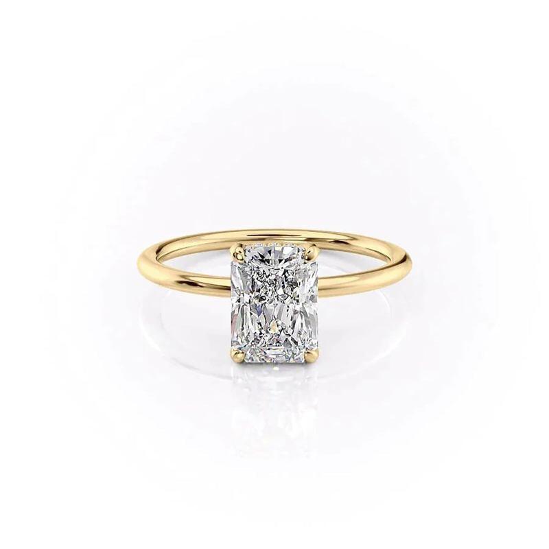 10K Gold Moissanit-Ring-1