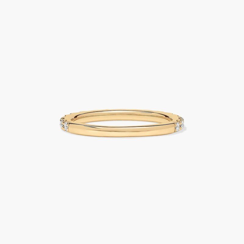 Obrączka ślubna Starlight 14K Gold z diamentami laboratoryjnymi, 1,6 mm-5