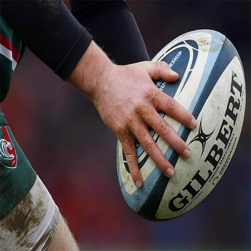 Naszyjnik z wisiorkiem rugby ze złota 10K dla mężczyzn-4