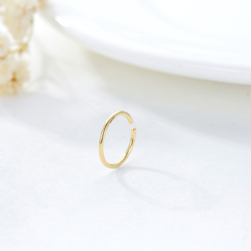 Anillo de nariz de oro de 18 quilates para hermanas-3