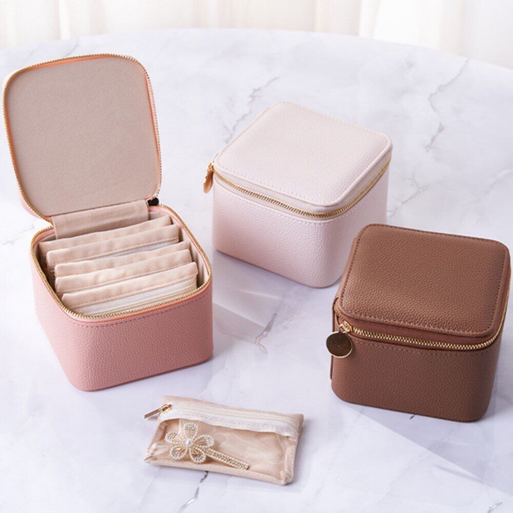 Portable Earring Jewelry Storage Box-3