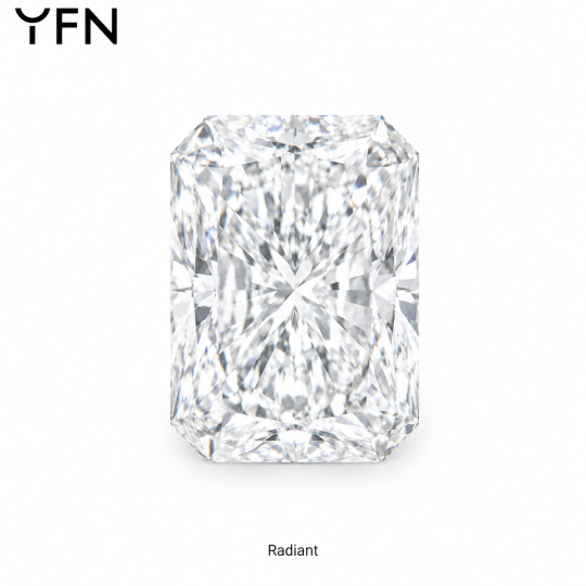 0,5 bis 6 Karat Radiant-Schliff, im Labor gezüchtet, loser Diamant, Farbe D, VVS1, IGI-zertifiziert