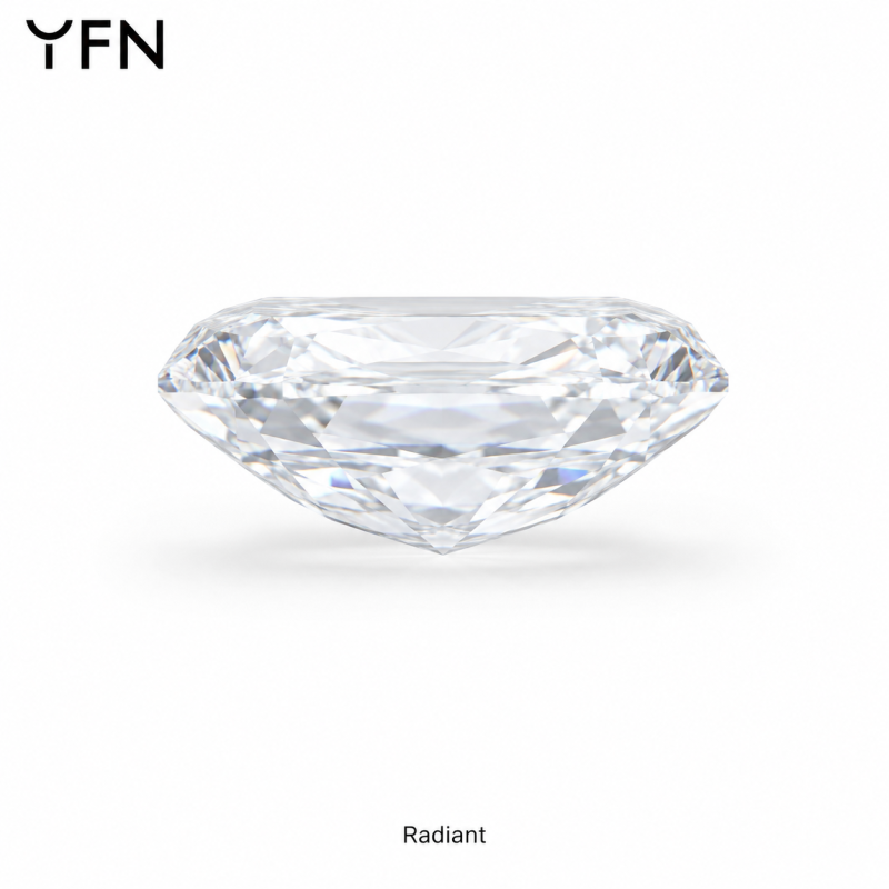 Diamante suelto cultivado en laboratorio, talla radiante, de 0,5 a 6 quilates, color D, pureza VVS1, certificado por IGI.-2