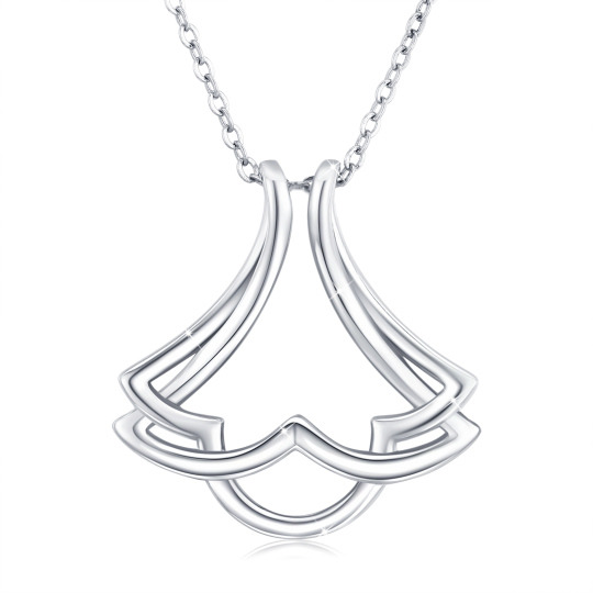 Sterling Silver Cloud Pendant Necklace