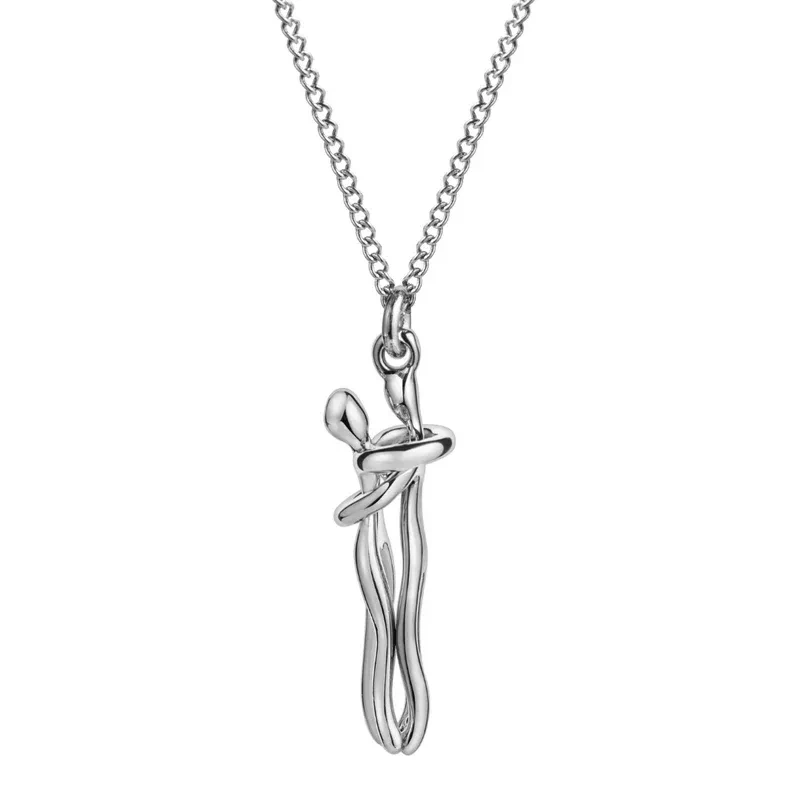 Collier câlin en argent-1