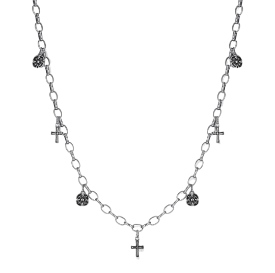 Stainless Steel Heritage Charm Chain for Men 5mm