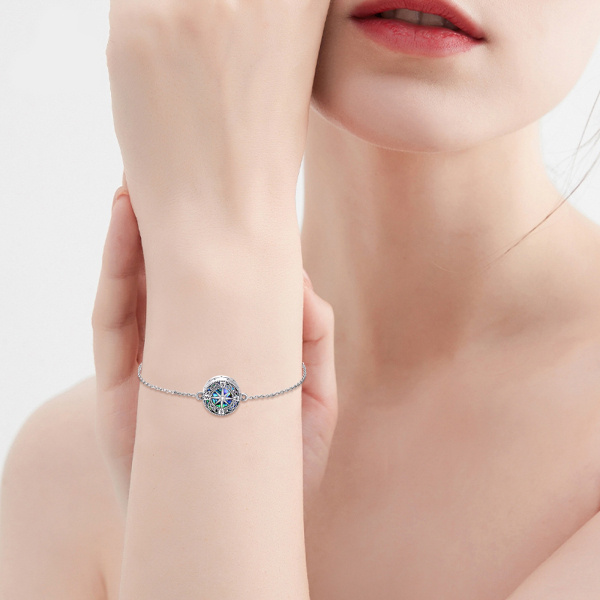 BRACCIALE DONNA IN ACCIAIO CON INFINITO E PUNTI LUCE DI ZIRCONE BIANCO