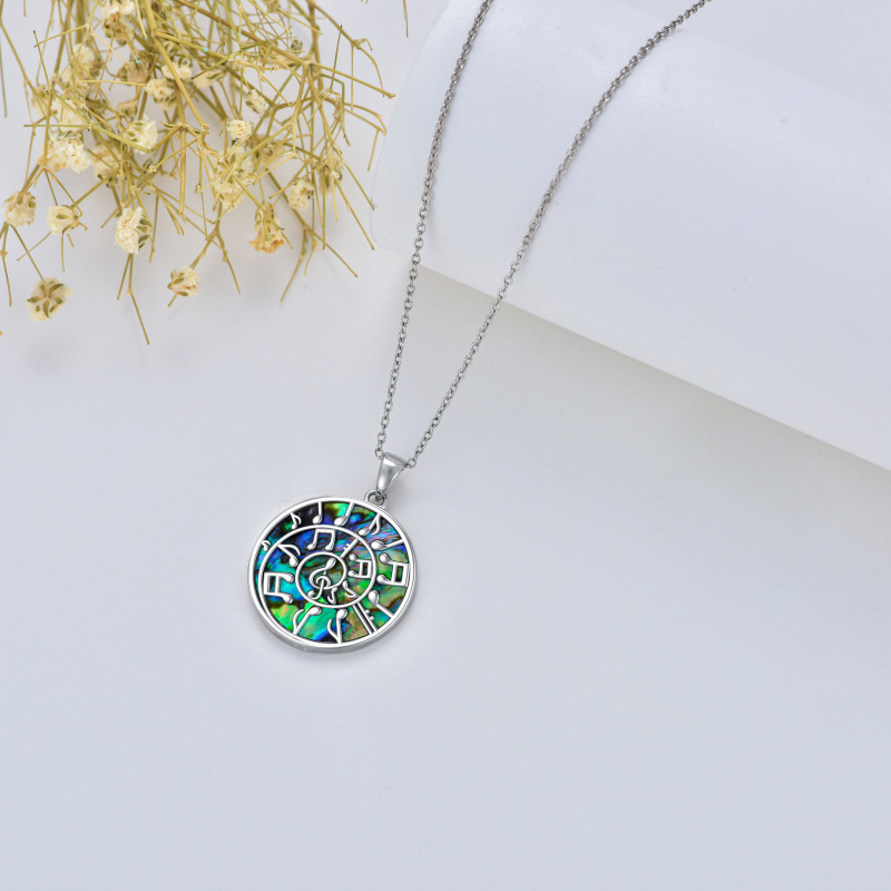 الموسيقى ملاحظة قلادة الفضة الاسترليني الموسيقى قلادة قلادة الموسيقى والمجوهرات هدايا للنساء الفتيات عشاق الموسيقى-4