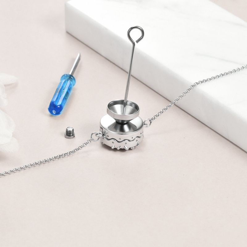 Sterling Silver Abalone Shellfish Owl Family on Tree Of Life Charm Bracelet-4