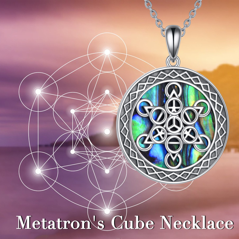 Colar de prata esterlina com pingente Estrela de David-6