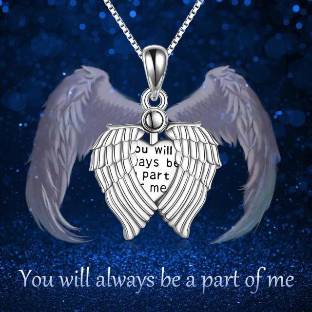 Sterling Silver Angel Wing Urn Necklace for Ashes-6