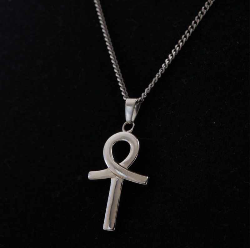 Sterling Silver Ankh Pendant Charms-3