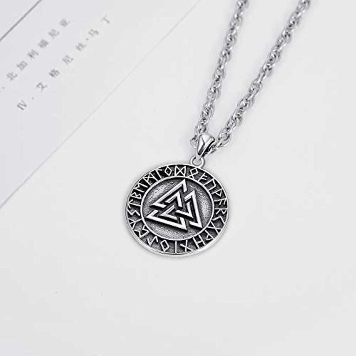 Collier en argent sterling avec flèche et pendentif Triforce-6