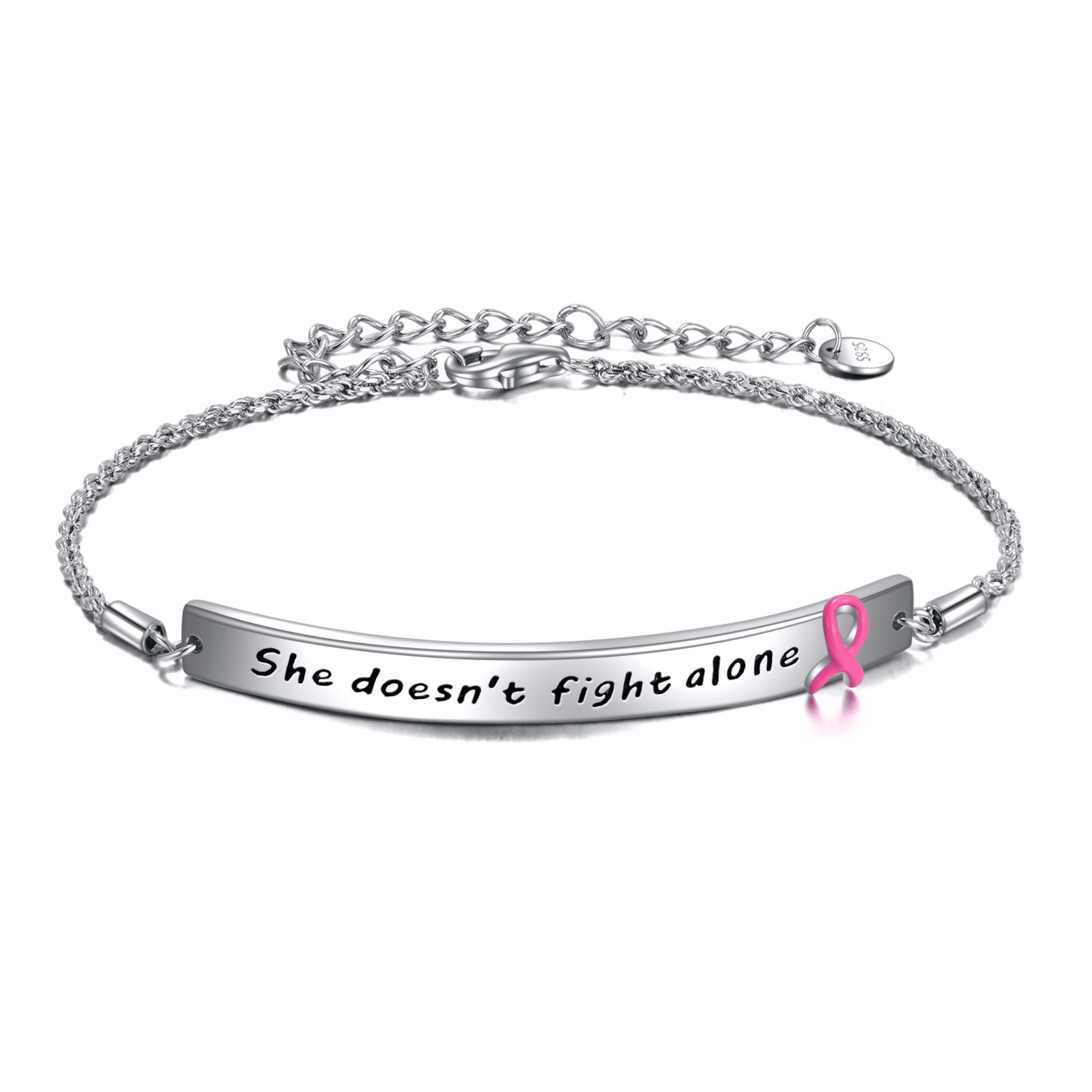 Sterling Silver Bar… - image
