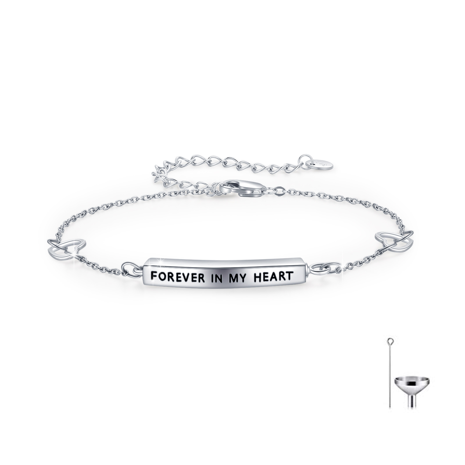 Sterling Silver Bar… - image