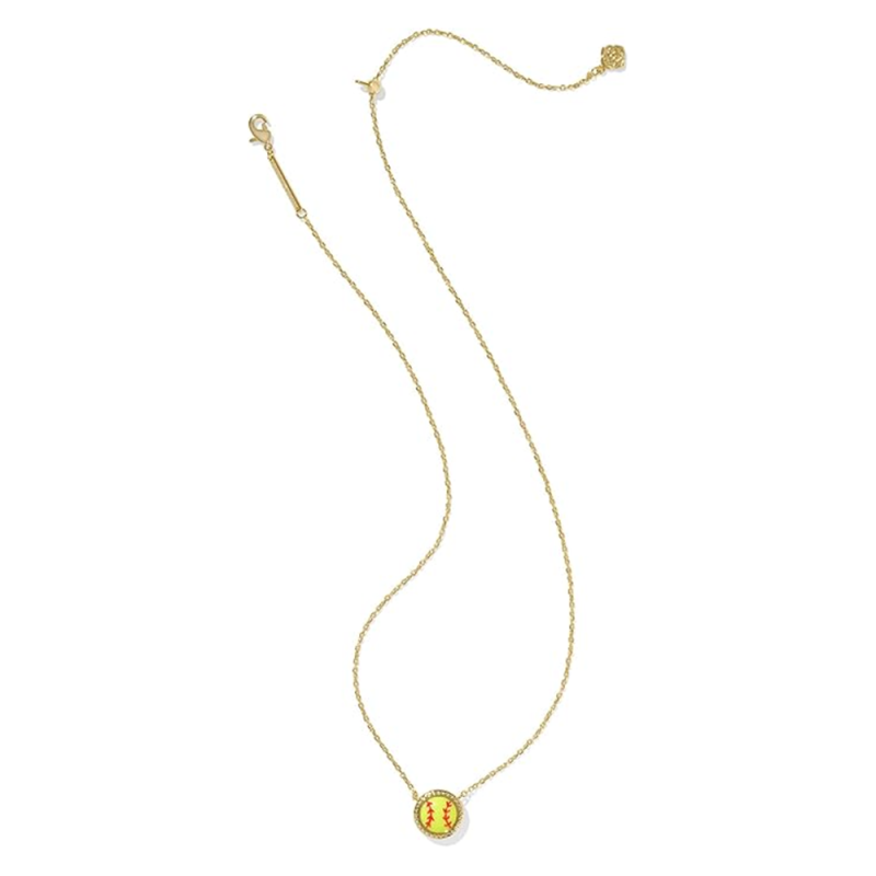 Naszyjnik z wisiorkiem w kształcie piłki baseballowej ze srebra próby 925-4