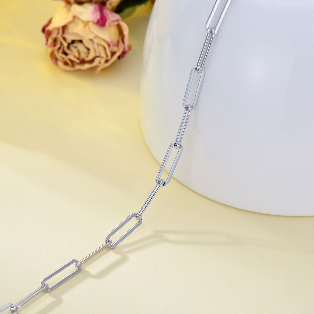 Prata esterlina barriga cintura paperclip corpo corrente sexy praia biquíni corpo jóias ajustável barriga corrente jóias para mulheres melhores amigos-4