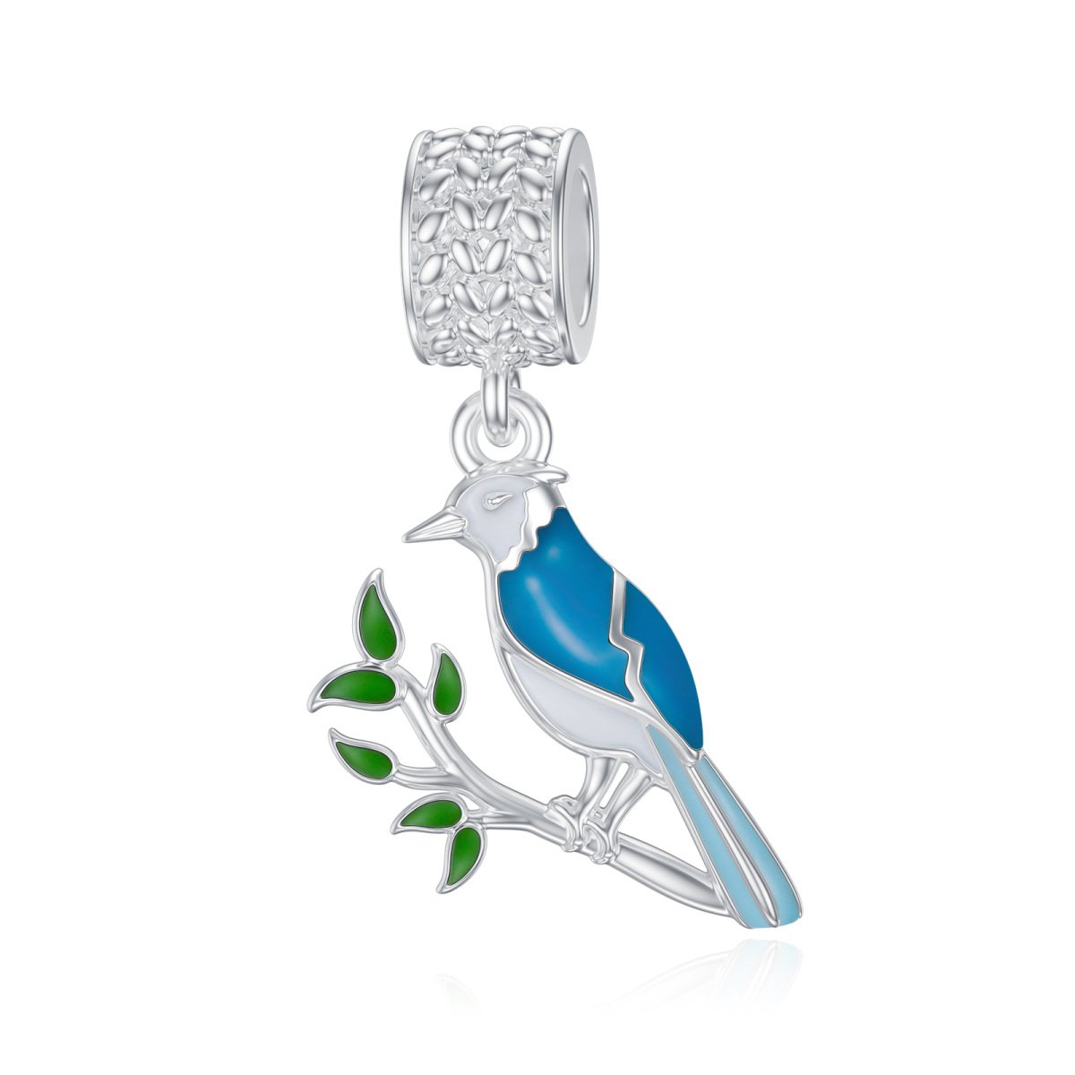 Sterling Silver Bird Dangle Charm-1