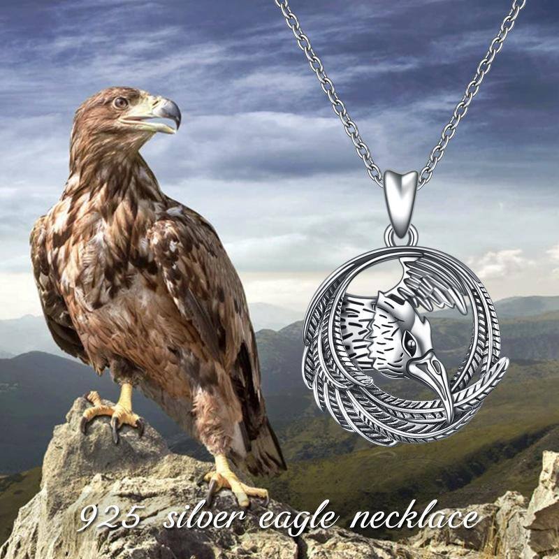 قلادة من الفضة الإسترلينية على شكل قنفذ وقلب-6