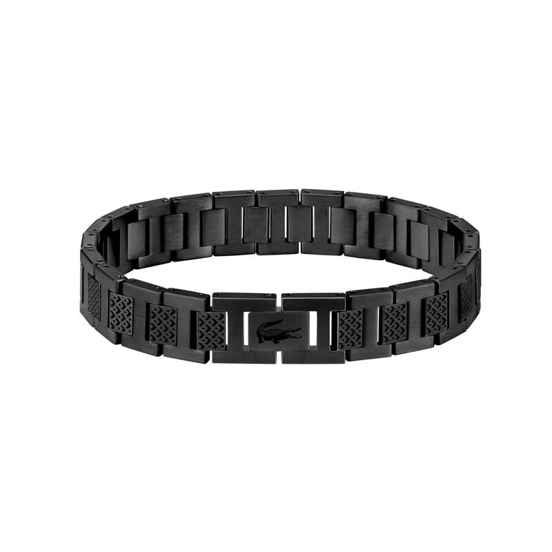 Sterling Silver with Black Rhodium Color Metropole Bracelets for Men-1