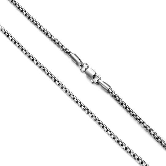 Collier à chaîne en argent sterling