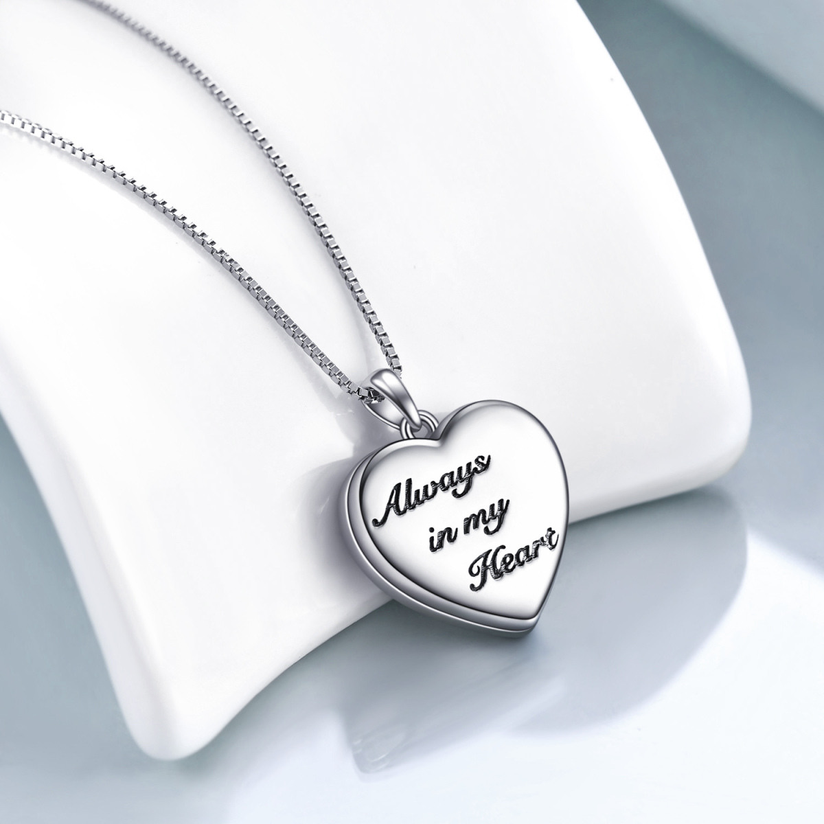 Collana in argento sterling con farfalla e medaglione fotografico personalizzato per le do-4