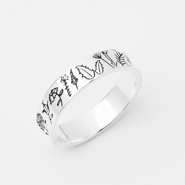 Bague papillon en argent sterling -4