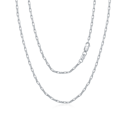 Collier à chaîne en argent sterling