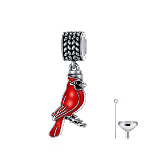 Sterling Silver Cardinal Dangle Charm-15