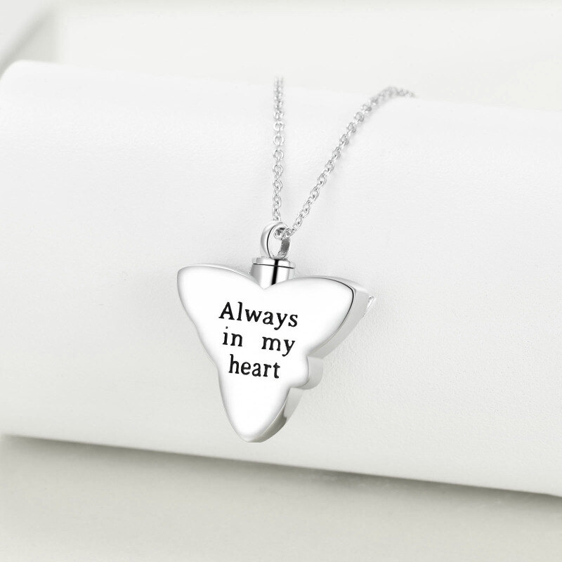 Sterling Silver Cat & Celtic Knot Urn Necklace for Ashes-3