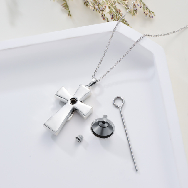 Sterling Zilveren Keltische Knoop & Kruis & Oneindigheidssymbool Urn Ketting voor As-4