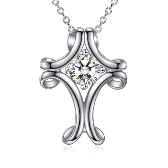 Collier avec pendentif en forme d'arbre de vie en forme d'ormeau et de coquillages en argent sterling avec croix à nœud celtique pour femme