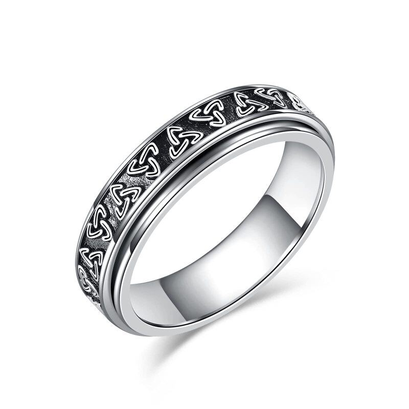 Sterling Silver Celtic Knot Ring-11