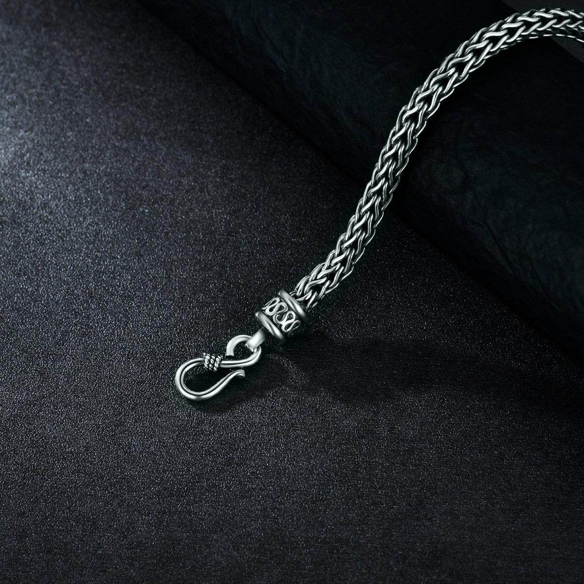 Sterling Silver Chain Bracelet for Men-3